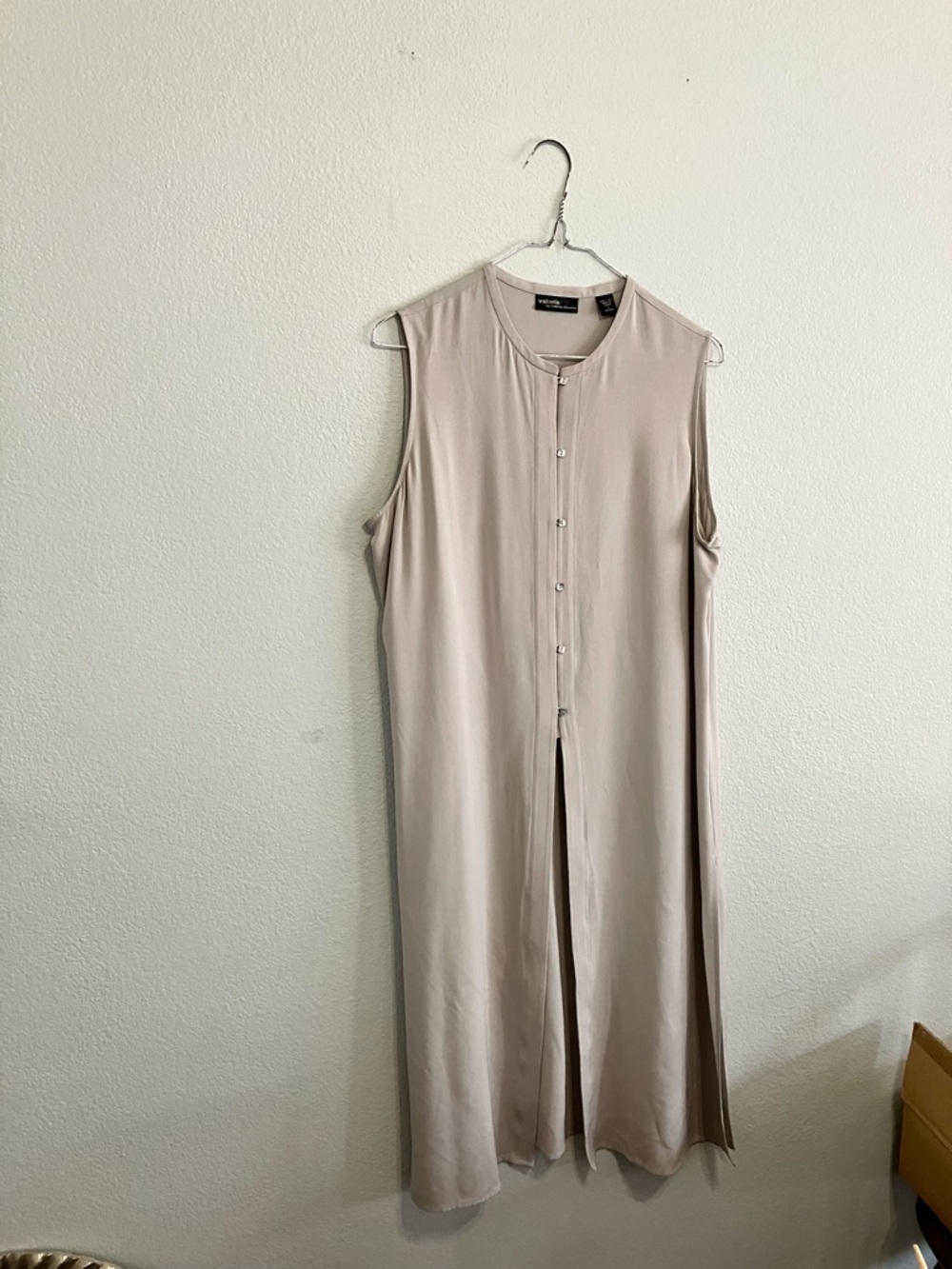 A Beautiful Chic Long 100% Silk Tunic by Valerie Steven’s